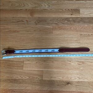 J. Crew Factory Brown and White Belt